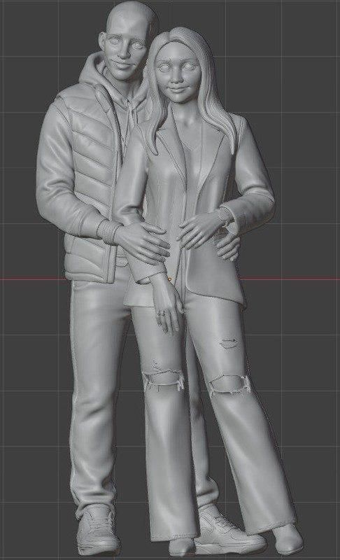 AI 3D-модель — козак