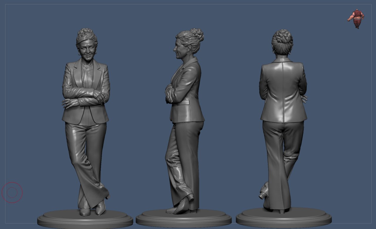Реалістична 3D-модель — бізнес-леді